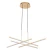 Lampa wisząca CRISS CROSS LED złota 78 cm ST-MD240406-4 gold - Step Into Design