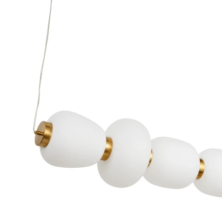 Lampa wisząca BRILLA-6 LED biało-złota 125 cm ST-CP241210-6L GOLD - Step Into Design