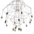 Lampa wisząca wielka do salonu na antresole LINEA czarna ST-5961-20 - Step into Design
