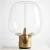 Lampa stołowa FATA transparentno złota 35 *46 cm ST-7278-S GOLD - Step Into Design