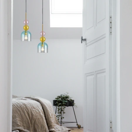 Lampa wisząca PASTELLO BLUE kolorowa 15 cm ST-DN345A - Step Into Design
