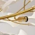 Lampa wisząca BOTANIKA WAVE złoto biała 125 cm XY080P-120 - Step Into Design