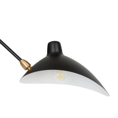 Lampa ścienna CRANE-2W S czarna 110 cm W8702-S - Step Into Design
