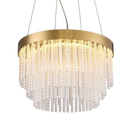 Lampa wisząca GLORIA LED kryształowa złota 40 cm ST-DL8510 - Step Into Design
