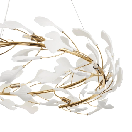 Lampa wisząca BOTANIKA złoto biała 80 cm XY080P-80 - Step into Design
