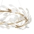 Lampa wisząca BOTANIKA złoto biała 80 cm XY080P-80 - Step into Design