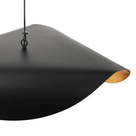 Lampa wisząca ENZO czarno złota 60 cm ST-F22020601-D60 black - Step Into Design