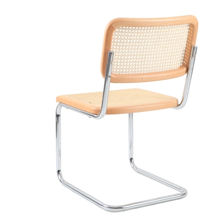 Krzesło VIENNA rattanowo chromowane MH-014CH-CHN - Step into Design