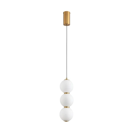 Lampa wisząca PERLA LED złoty szczotkowany 12 cm ST-CP231222-3L gold - Step Into Design