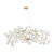 Lampa wisząca BOTANIKA WAVE złoto biała 125 cm XY080P-120 - Step Into Design