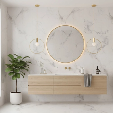 Lampa wisząca Bella złota 40 cm DP0001A-400R - Step into Design