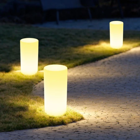 Lampa ogrodowa kolumna TUBE LED RGBW 16 kolorów 80 cm ES-DC030 - Step Into Design