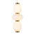 Lampa wisząca BRILLA-3 LED złota 23 cm ST-CP241210-3L złota - Step Into Design