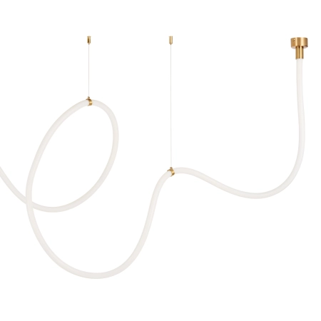 Lampa wisząca SNAKE LED wąż ledowy złota 500 cm MD1021-5 gold - Step into Design