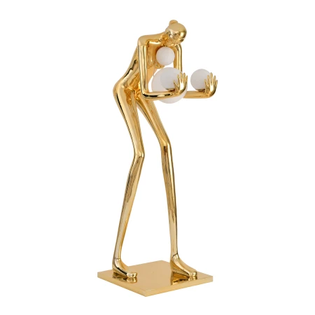 Lampa podłogowa WOMAN-2 GOLD złoty połysk 190 cm DN433-F gold - Step Into Design