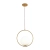 Lampa wisząca COSTA ROUND złota 35 cm DP0001A-350R - Step into Design