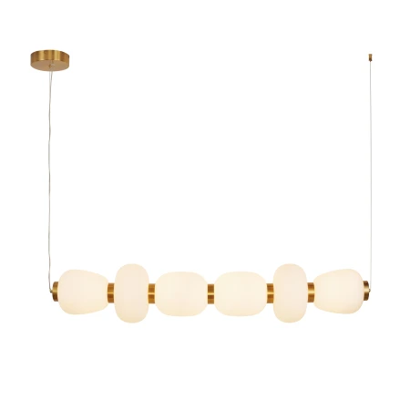 Lampa wisząca BRILLA-6 LED biało-złota 125 cm ST-CP241210-6L GOLD - Step Into Design