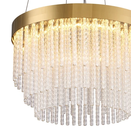 Lampa wisząca GLORIA LED kryształowa złota 40 cm ST-DL8510 - Step Into Design