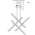 Lampa wisząca CRISS CROSS LED złota 78 cm ST-MD240406-4 gold - Step Into Design