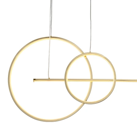 Lampa wisząca NEW AGE LED złoty 120 cm  MP0082-L120 gold - Step Into Design