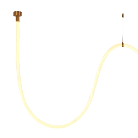 Lampa wisząca SNAKE LED wąż ledowy złota 300 cm MD1021-3 gold - Step into Design