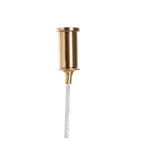 Lampa wisząca  na pilota CIRCLE 60+60 LED mosiądz na 1 podsufitce ST-8848-60+60 brass - Step into Design
