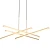 Lampa wisząca CRISS CROSS LED złota 78 cm ST-MD240406-4 gold - Step Into Design