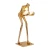 Lampa podłogowa WOMAN-2 GOLD złoty połysk 190 cm DN433-F gold - Step Into Design