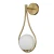 Lampa ścienna DROP biało złota 45 cm ST-F079 gold - Step Into Design