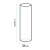 Lampa ogrodowa kolumna TUBE LED RGBW 16 kolorów 115 cm ES-DC033 - Step Into Design