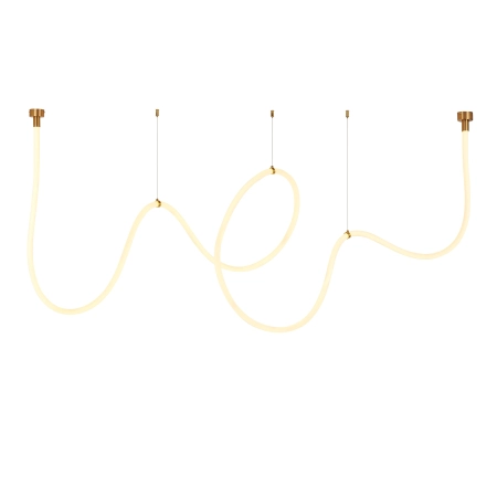 Lampa wisząca SNAKE LED wąż ledowy złota 500 cm MD1021-5 gold - Step into Design