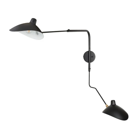 Lampa ścienna CRANE-2W S czarna 110 cm W8702-S - Step Into Design