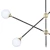 Lampa wisząca SPILLO czarno złota 92 cm ST-9389P-4 - Step Into Design