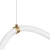 Lampa wisząca SNAKE LED wąż ledowy złota 500 cm MD1021-5 gold - Step into Design