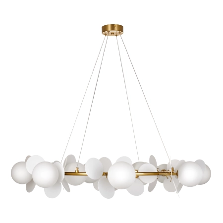 Lampa wisząca CHIC biało złota 105 cm - nowoczesna lampa do salonuST-DL-2969 - Step into Design
