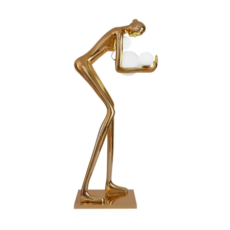 Lampa podłogowa WOMAN-2 GOLD złoty połysk 190 cm DN433-F gold - Step Into Design