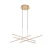 Lampa wisząca CRISS CROSS LED złota 78 cm ST-MD240406-4 gold - Step Into Design