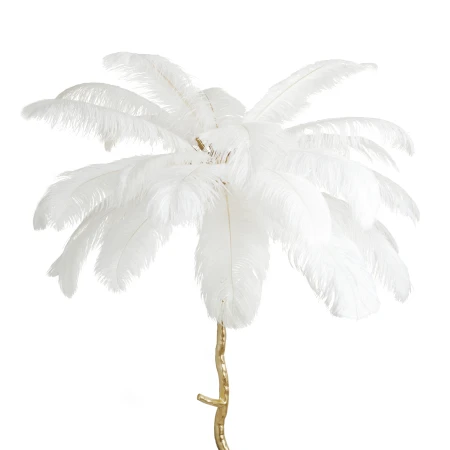 Lampa podłogowa EMU pióra białe 170 cm ST-DN127-F white - Step Into Design
