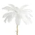 Lampa podłogowa EMU pióra białe 170 cm ST-DN127-F white - Step Into Design