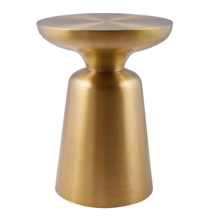 Stolik kawowy TOTEM złoty mosiądz 60 cm DP-FB02 brass - Step Into Design