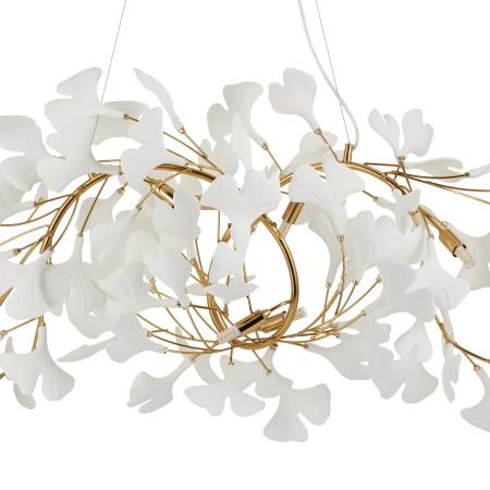 Lampa wisząca BOTANIKA WAVE złoto biała 125 cm XY080P-120 - Step Into Design