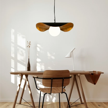 Lampa wisząca ENZO biało złota 40 cm ST-F22020601-D40 white - Step Into Design
