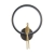 Lampa ścienna AMICI RING LED czarno złota 27 cm ST-B3607 black - Step into Design