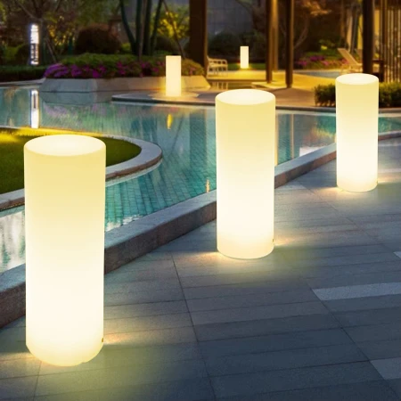 Lampa ogrodowa kolumna TUBE LED RGBW 16 kolorów 96 cm ES-DC031 - Step Into Design