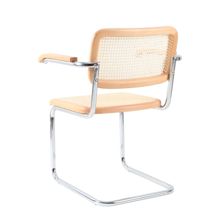 Krzesło VIENNA rattanowe z podłokietnikami MH-015CH-CHN - Step Into Design
