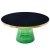 Stolik kawowy DOLCE FLAT zielono czarny 75 cm C2-75 green - Step Into Design