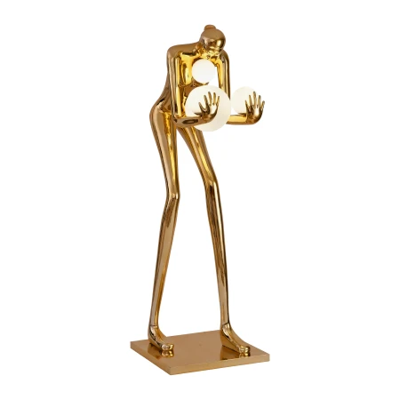 Lampa podłogowa WOMAN-2 GOLD złoty połysk 190 cm DN433-F gold - Step Into Design
