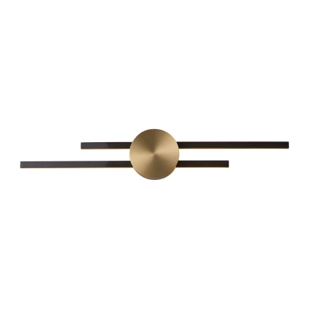 Lampa ścienna CENTRO LED czarny + mosiądz 64 cm ST-B3327-S - Step Into Design