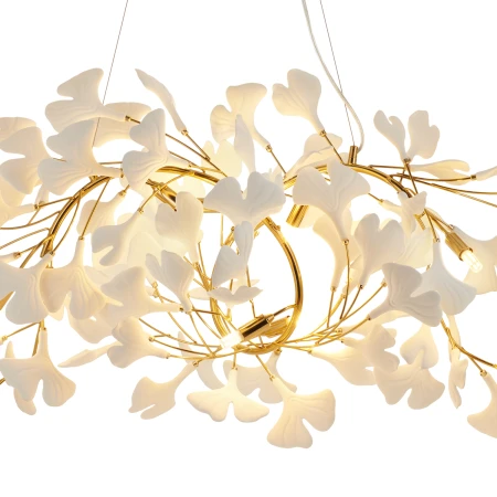 Lampa wisząca BOTANIKA WAVE złoto biała 125 cm XY080P-120 - Step Into Design