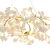 Lampa wisząca BOTANIKA WAVE złoto biała 125 cm XY080P-120 - Step Into Design